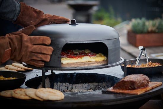 Set four à pizza pour braséro Ofyr avec cloche en fonte